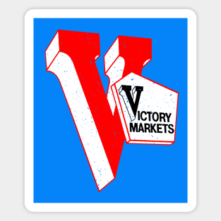 Victory Market Former New York State Grocery Store Logo Magnet